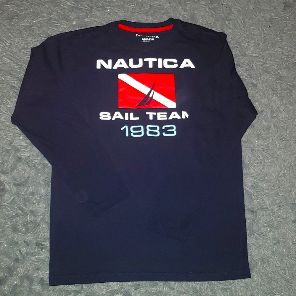 Nautica Boys long sleeve tee shirt.